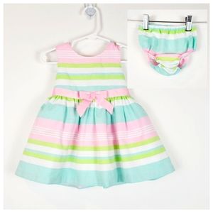 Bonnie Jean Baby Size 12M Dress a0419
